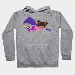 African American Girl, Cape, Superhero Girl Hoodie